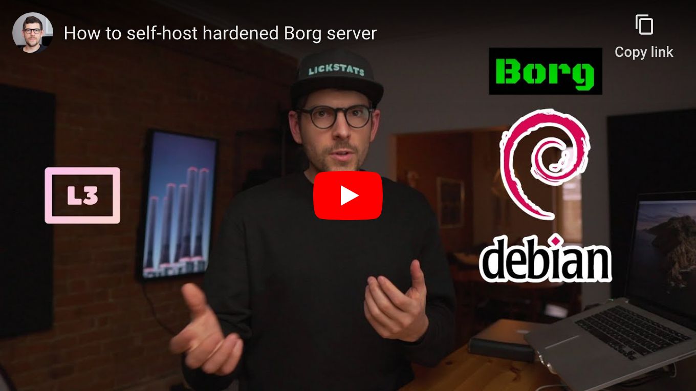 How to self-host hardened Borg server