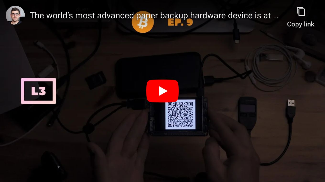 The world’s most advanced paper backup hardware device is at your fingertips