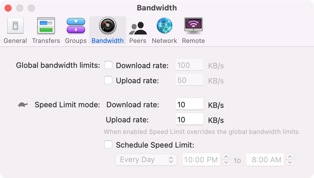 Bandwidth