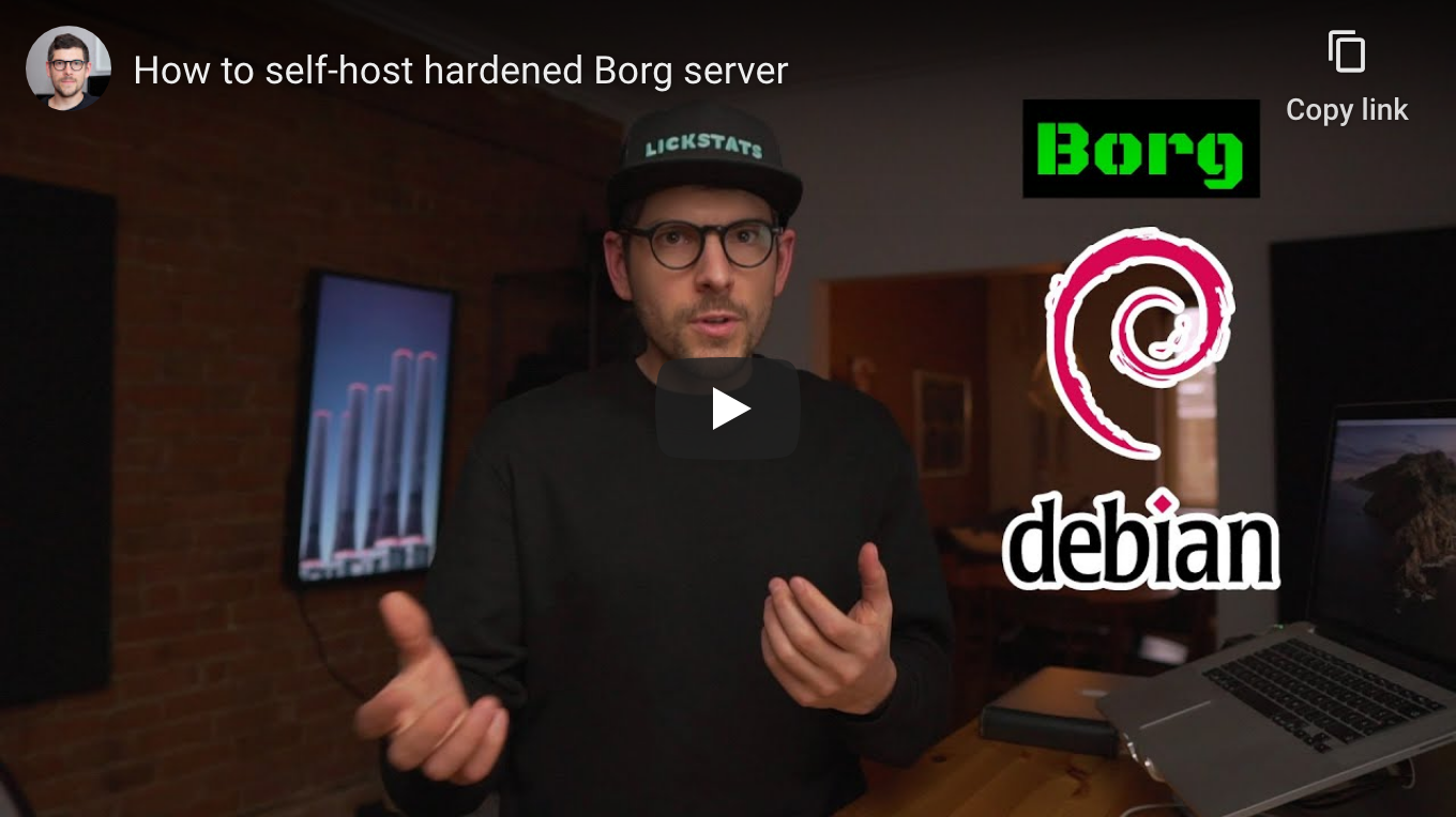 How to self-host hardened Borg server - YouTube